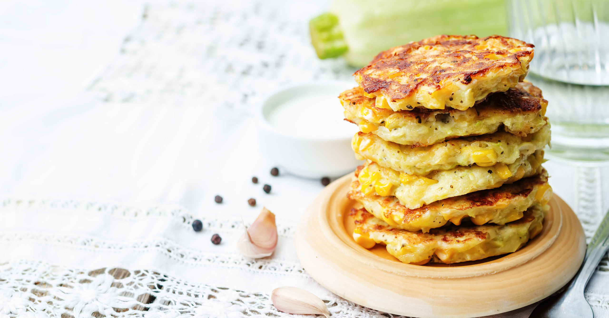 Delicious Corn Fritters | CapriLac®