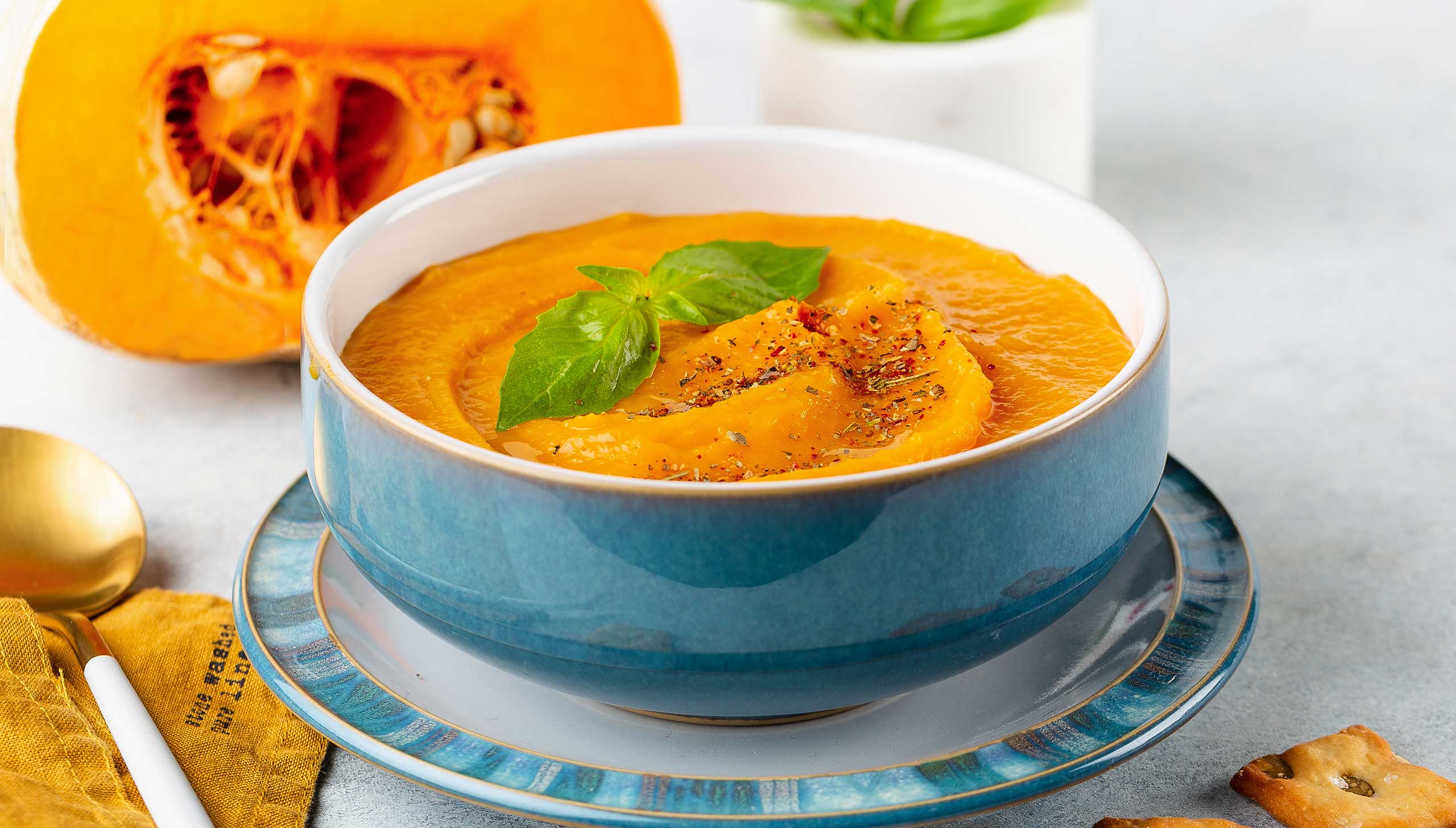 Creamy Pumpkin Soup | CapriLac®